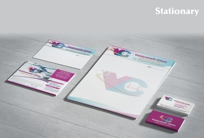 Letters head, Prescription pad, Visiting Cards