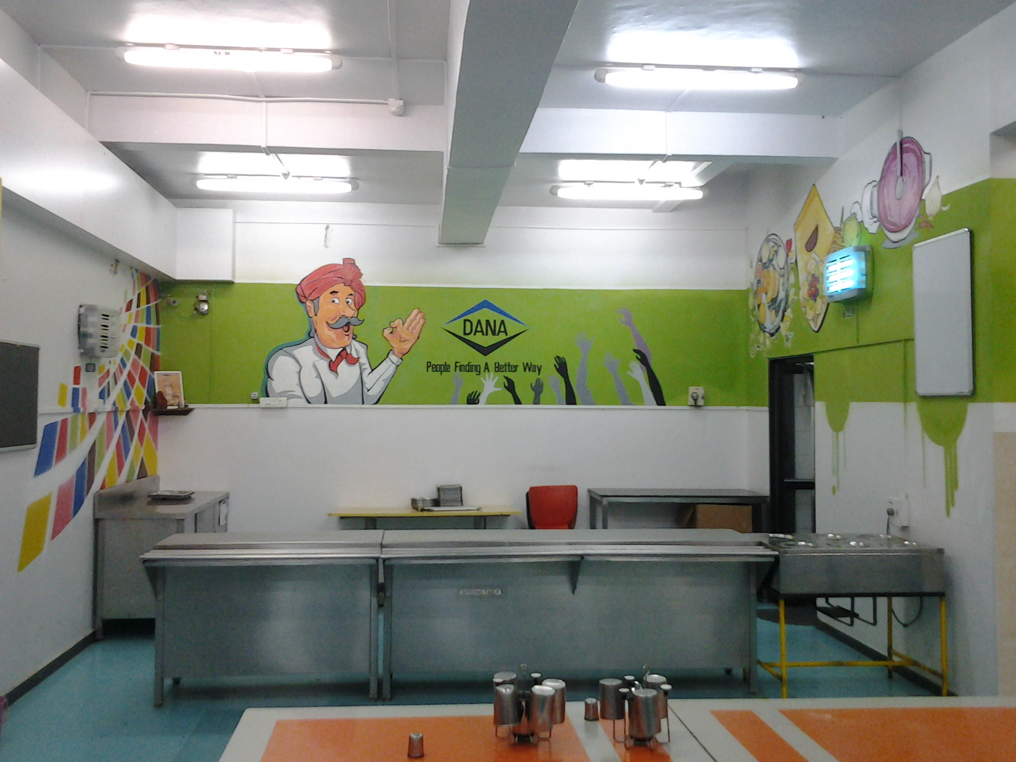 Wall Painting in Canteen