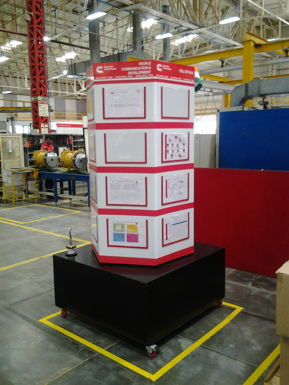 Hexagon Revolving Display 