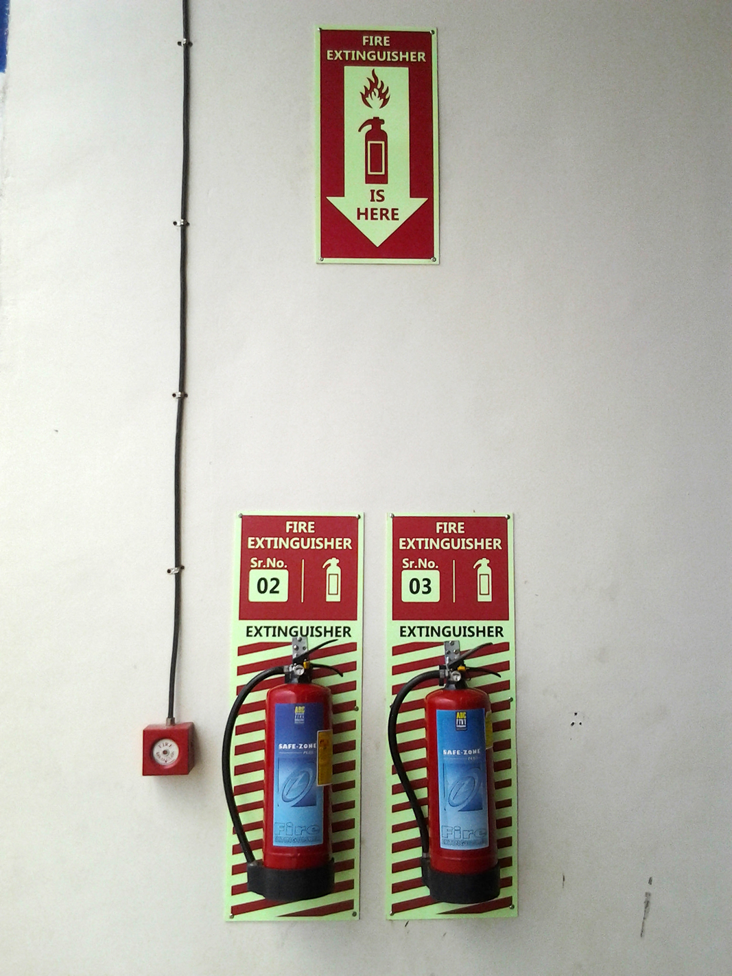 Fire Extinguisher signs