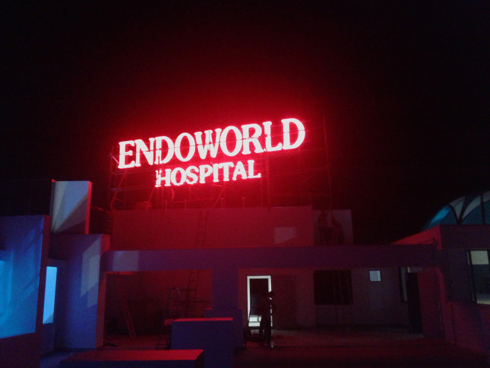 Acrylic LED 3D letters Roof Top