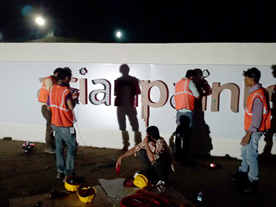 Asian Paints LED  3D letters